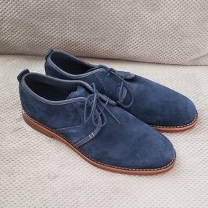 Timberland Blue Suede Shoes Size 10 Oxford